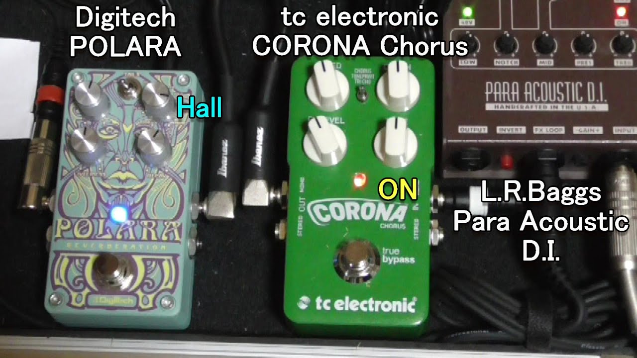 Digitech POLARA Reverb tc electronic CORONA Chorus エフェクター