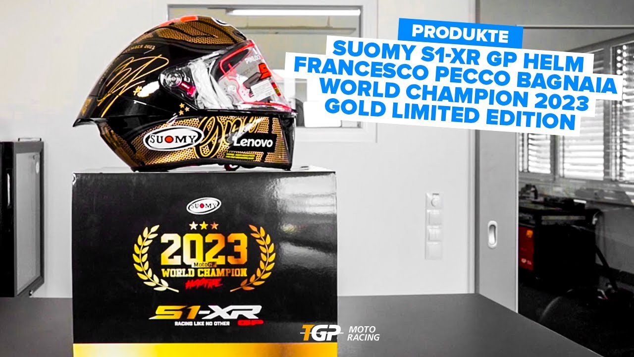 Suomy S1-XR GP Helm Francesco Pecco Bagnaia World Champion 2023