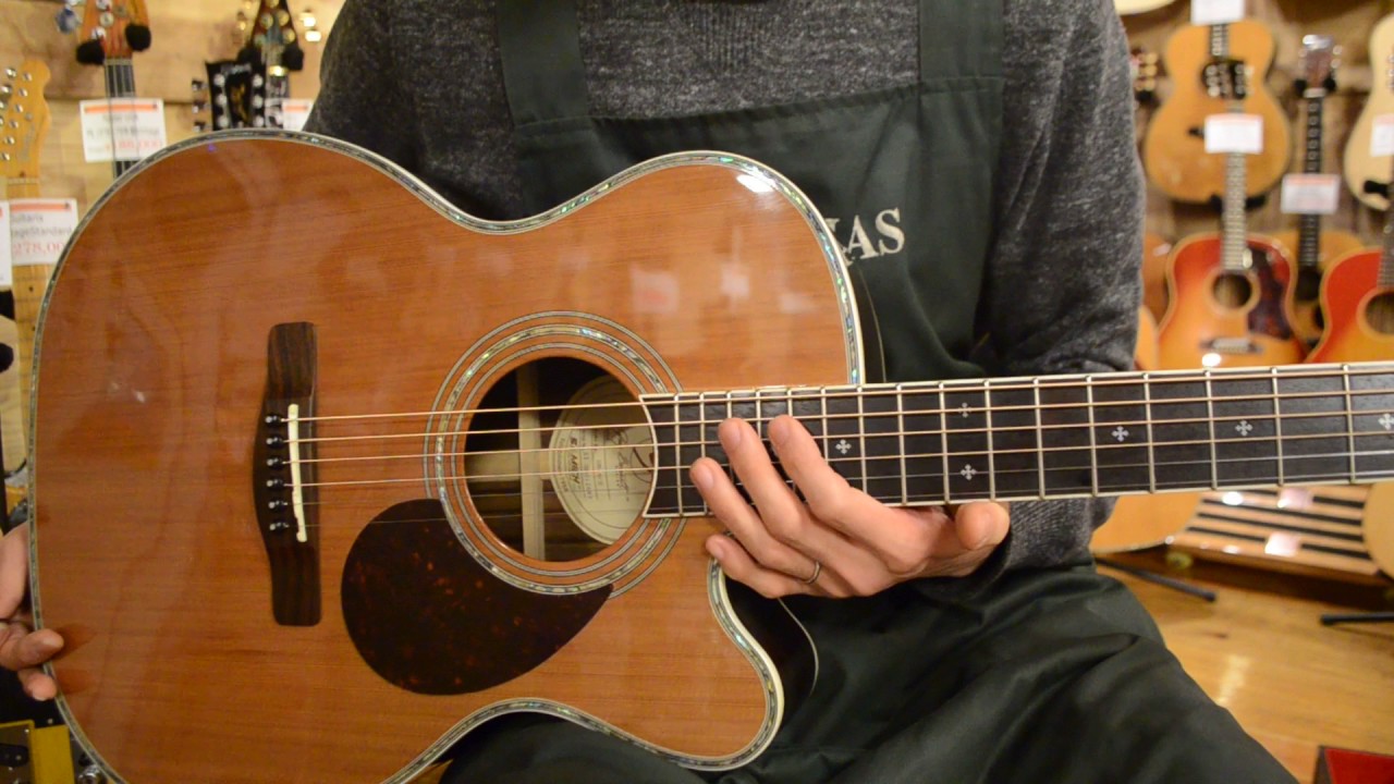 NEW/Greg Bennett OM-8CE特価品@guitarshoptantan - YouTube