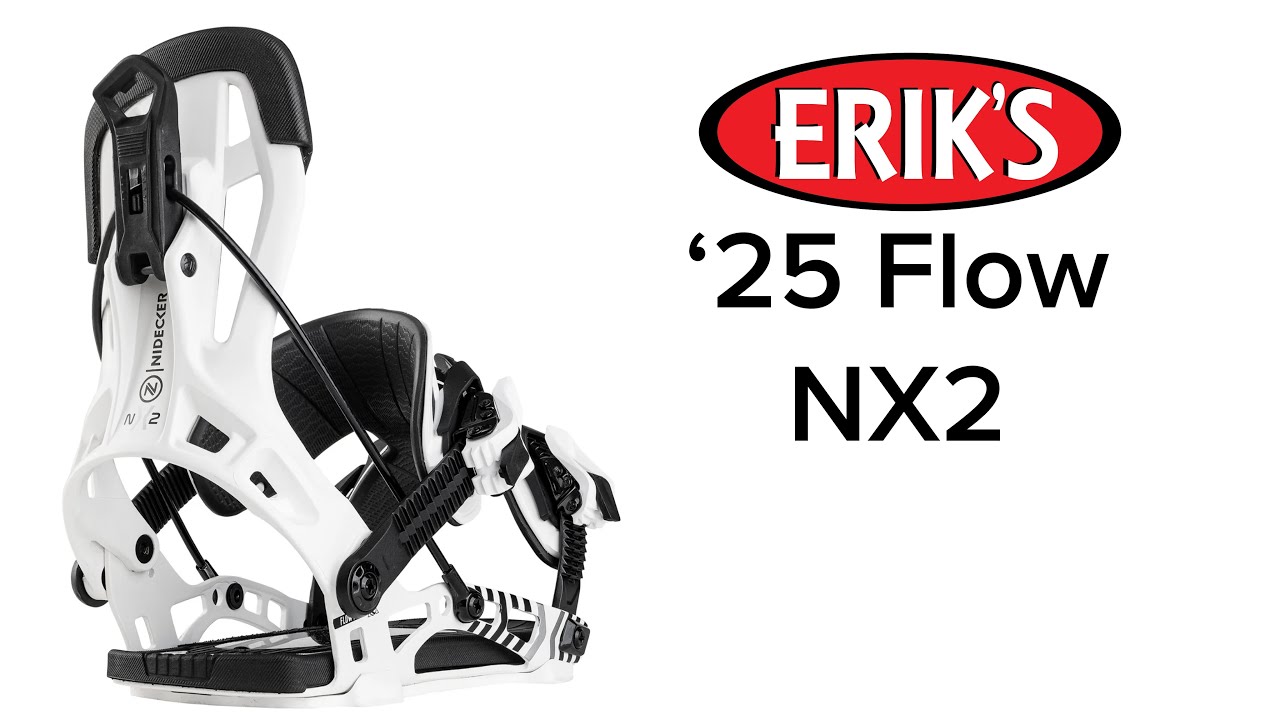 2025 Nidecker Flow NX2 Snowboard Bindings - YouTube