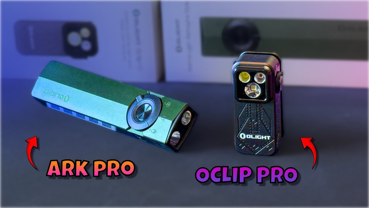 New Olight awesomeness - Oclip pro & Ark Pro - YouTube