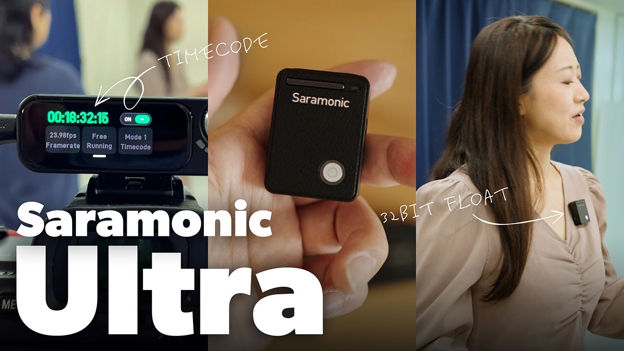 Saramonic Ultra：32bit float録音/タイムコード同期ができる