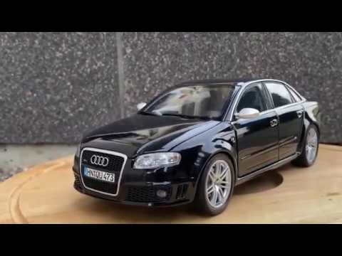 Audi RS4 B7 Limousine 1:18 Minichamps Review - YouTube