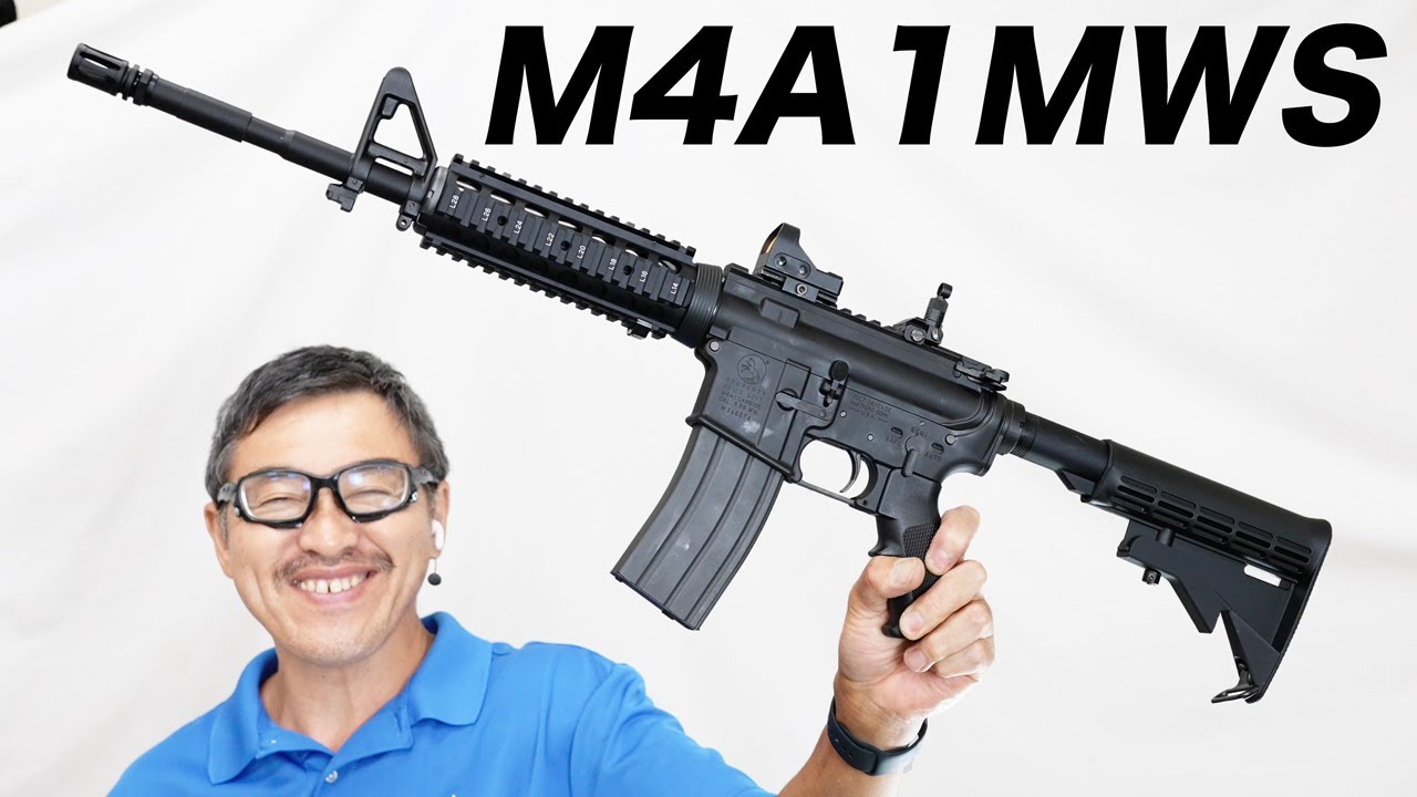 M4A1 MWS マルイ ガスブロ ガスガンレビュー 2023/6 再販 - YouTube