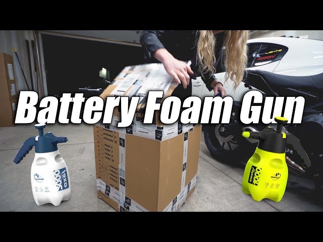 📦 Cordless, Battery Powered Pressurized Foam-Gun (Unboxing) - YouTube