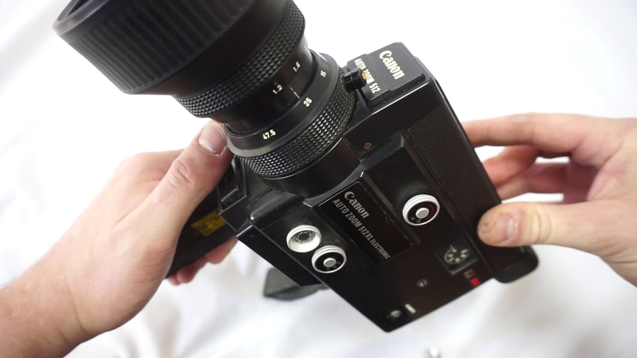 8mm film camera Canon auto zoom 512 XL Electronic Super 8 camera