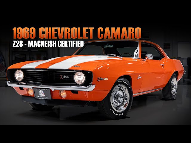1969 Chevrolet Camaro Z28 - Original Matching Numbers Certified by
