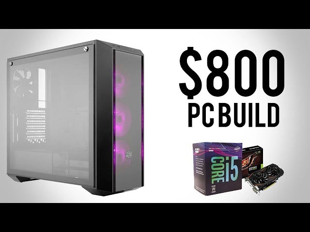 $800 i5 8600 Gaming PC Build 2018 - Budget Intel Coffee Lake Build