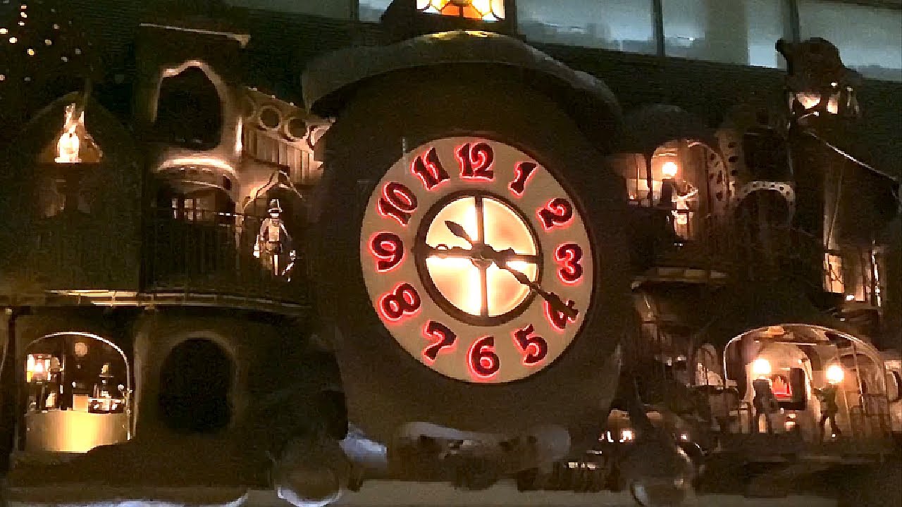 🕛日テレからくり大時計🕗宮崎駿デザイン Automaton clock - YouTube