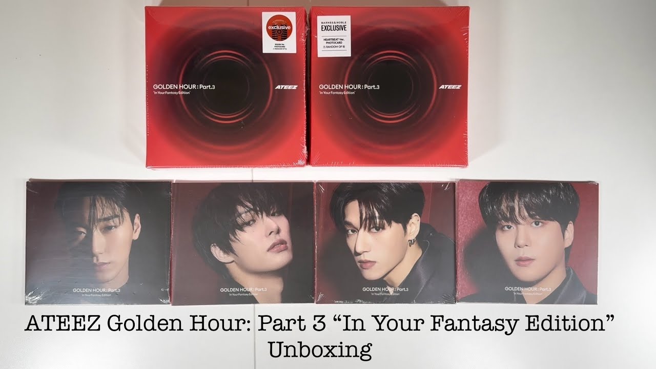Unboxing: Ateez Golden Hour Part 3: In Your Fantasy Edition [US