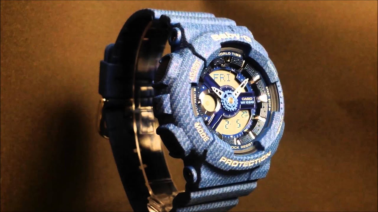 CASIO BABY-G カシオ腕時計ベビーG デニムカラー限定品 BA-110DC