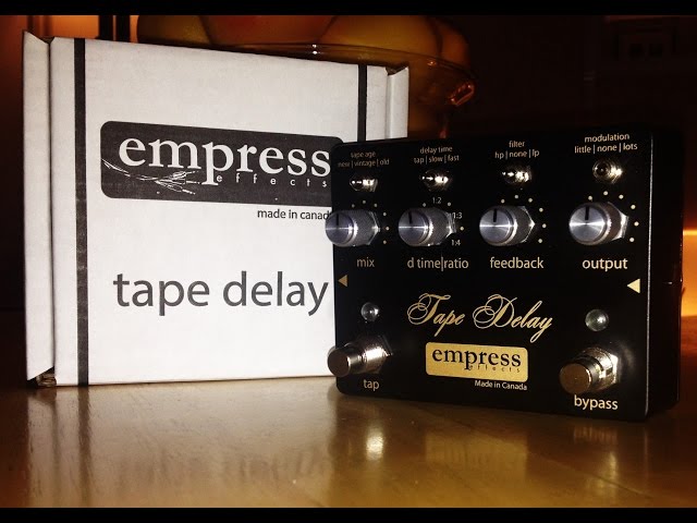 Empress Tape Delay Demo And Review - YouTube