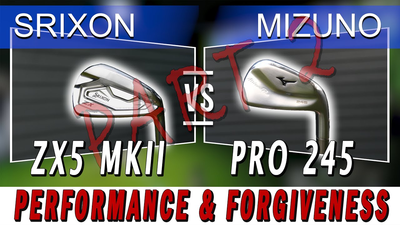HEAD to HEAD | Mizuno Pro 245 vs Srixon ZX5 MK2 PERFORFORMANCE and