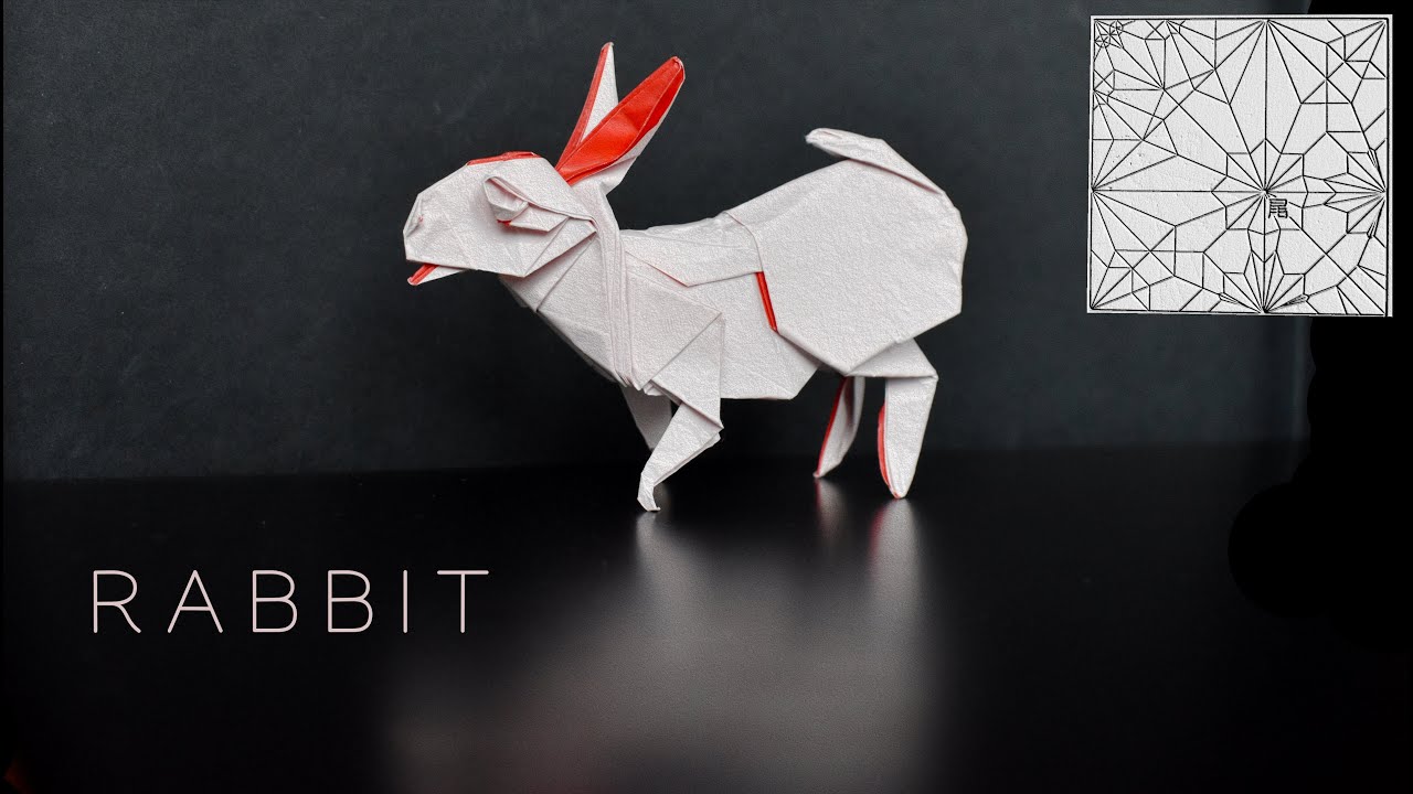 Origami - Rabbit Lapin うさぎ (Ronald Koh) - YouTube