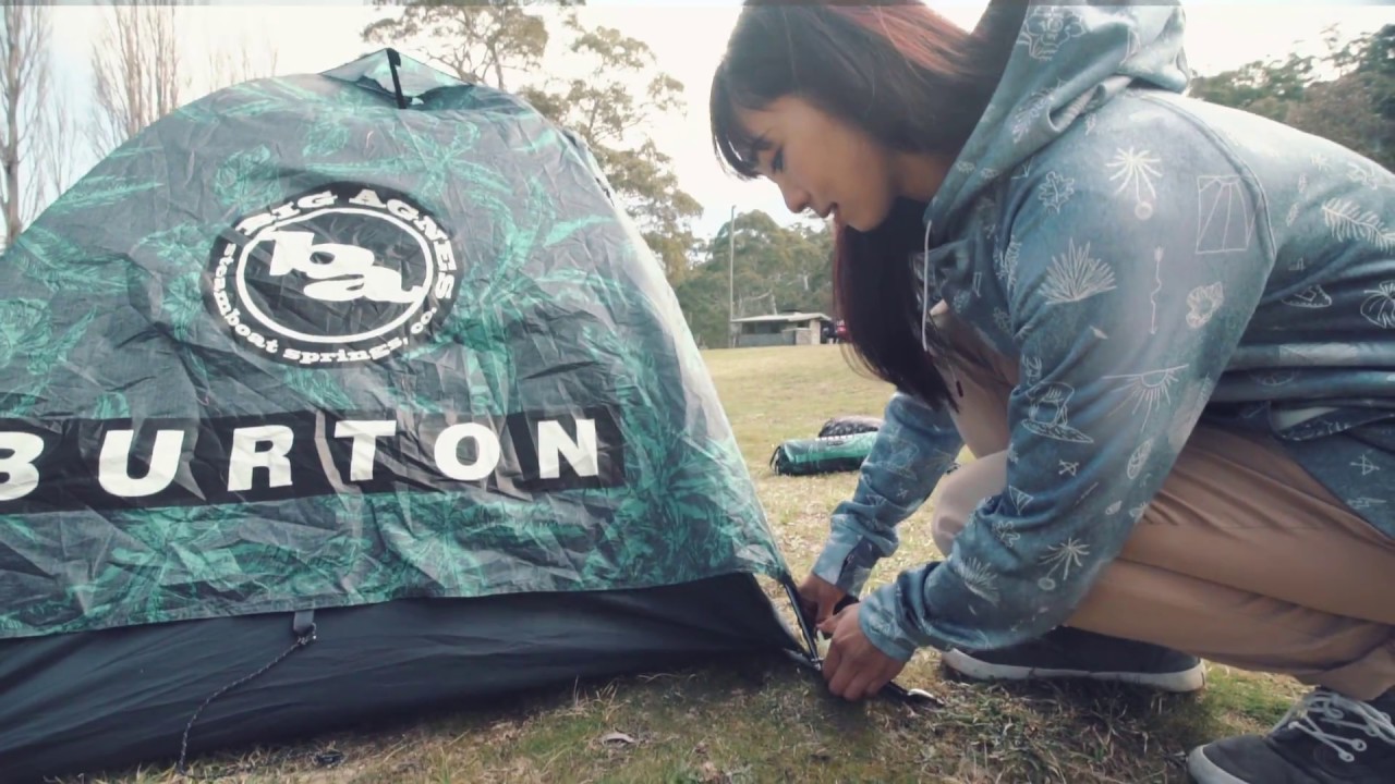 Big Agnes® x Burton Blacktail 2 Tent - YouTube