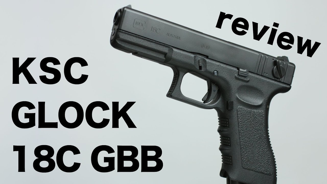 1発1発の重たいリコイルショック！KSC GLOCK18C GBBレビュー - YouTube