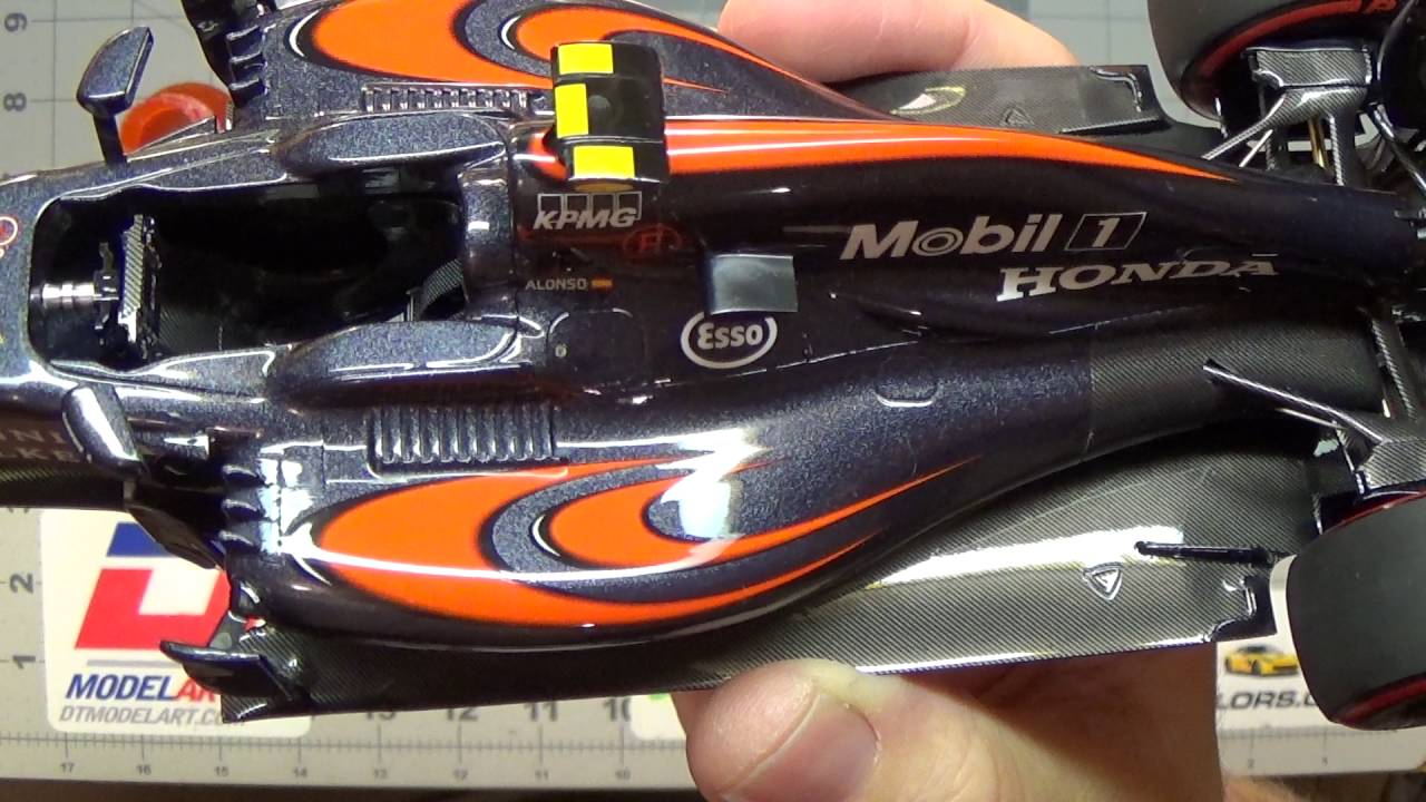 McLaren Honda MP4-30 Ebbro Scale model kit build up video final