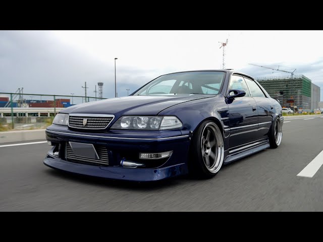 The 1JZ sound is amazing! This Toyota JZX100 Mark II Tourer V is