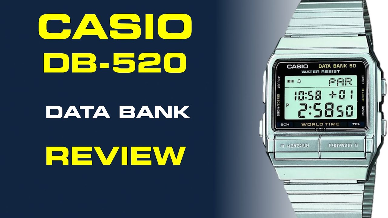 Casio Vintage Data Bank DB-520 Review - YouTube