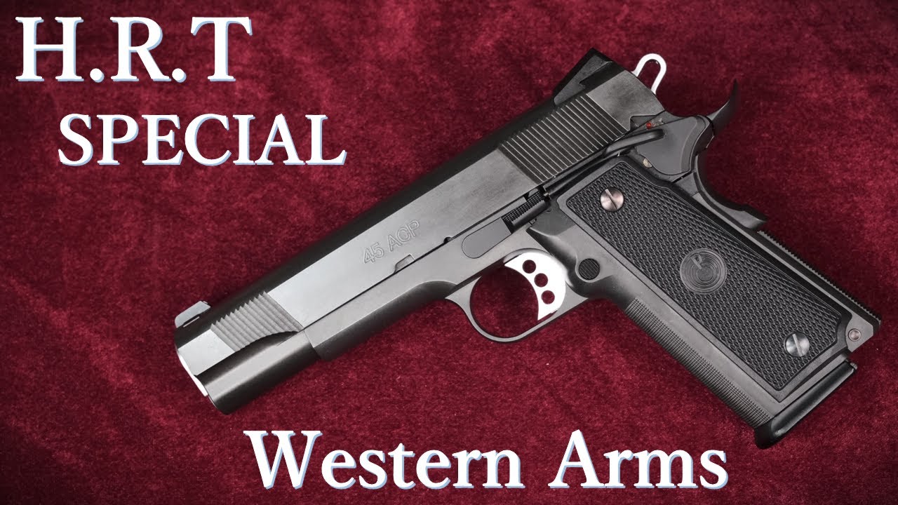 HRT Special カーボンブラック / ウェスタンアームズ：再試射 - YouTube