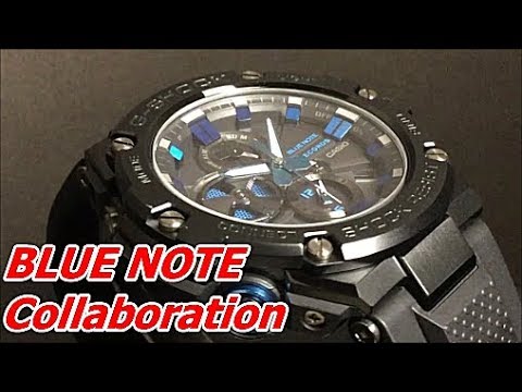 CASIO G-STEEL BLUE NOTE RECORDS Collaboration GST B100BNR 1AJR
