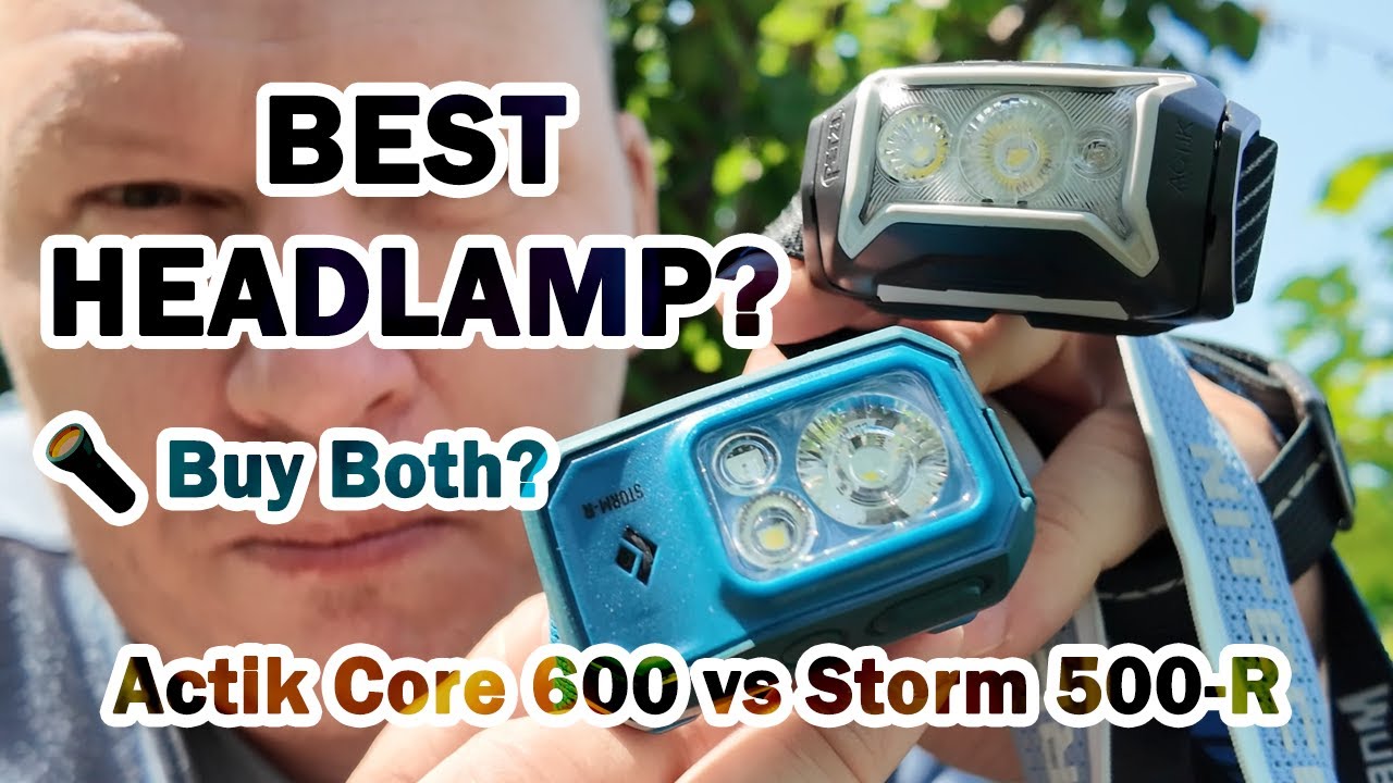 Petzl Actik Core vs Black Diamond Storm 500-R 🔦 | Best Survival