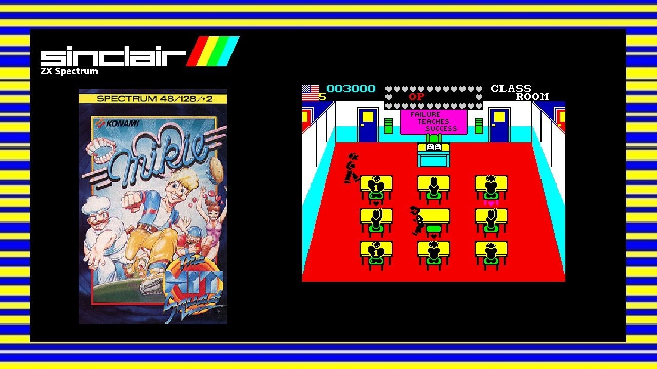 MIKIE - ZX Spectrum Game Review - YouTube
