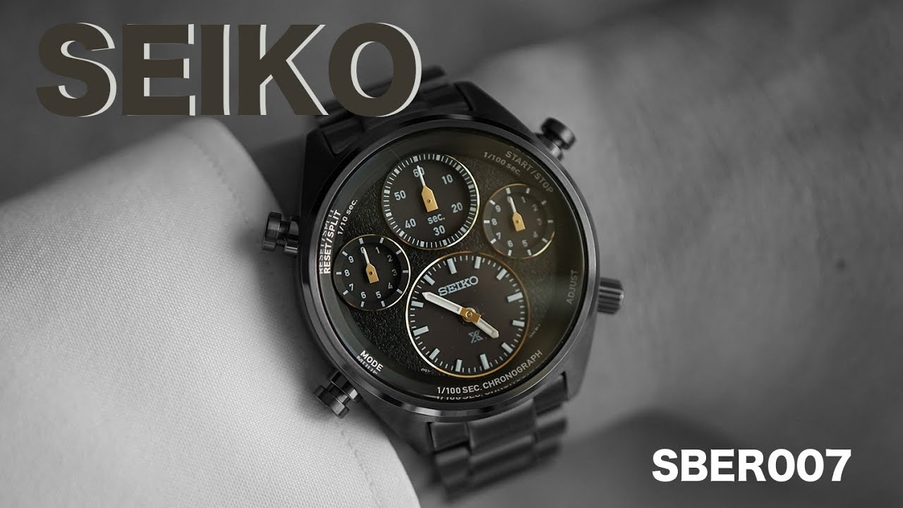 セイコー SBER007 プロスペックス SPEEDTIMER【黒文字盤 ソーラー