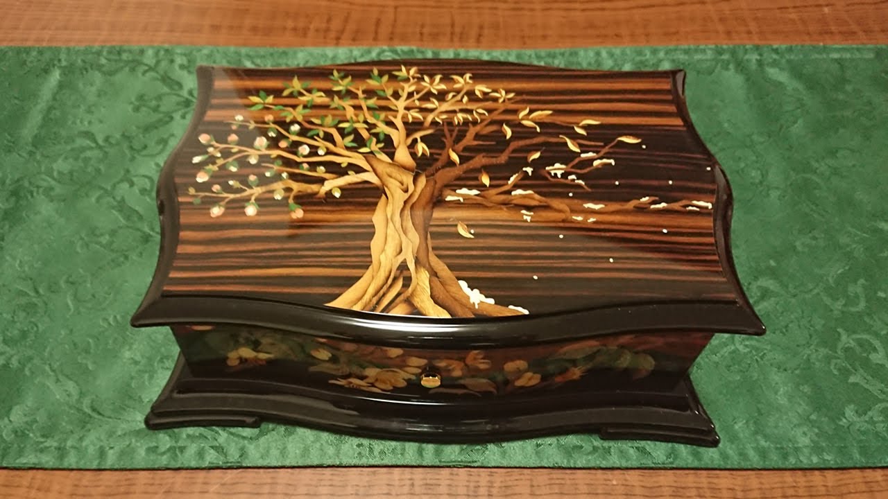 REUGE 72note music box Mozart Magic Flute Menuet Turkish march