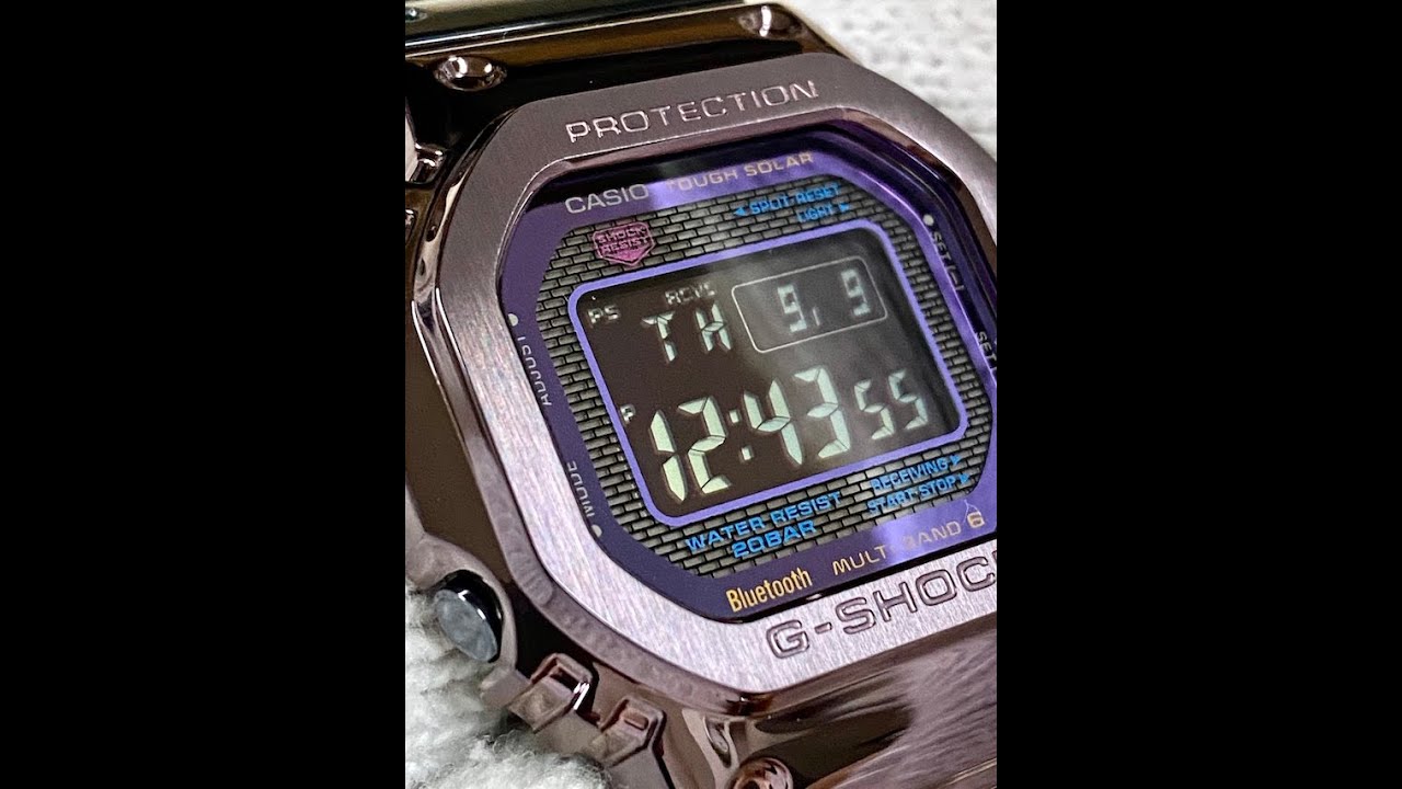 フルメタルG-SHOCK、GMW-B5000PB-6JF発売！ - YouTube