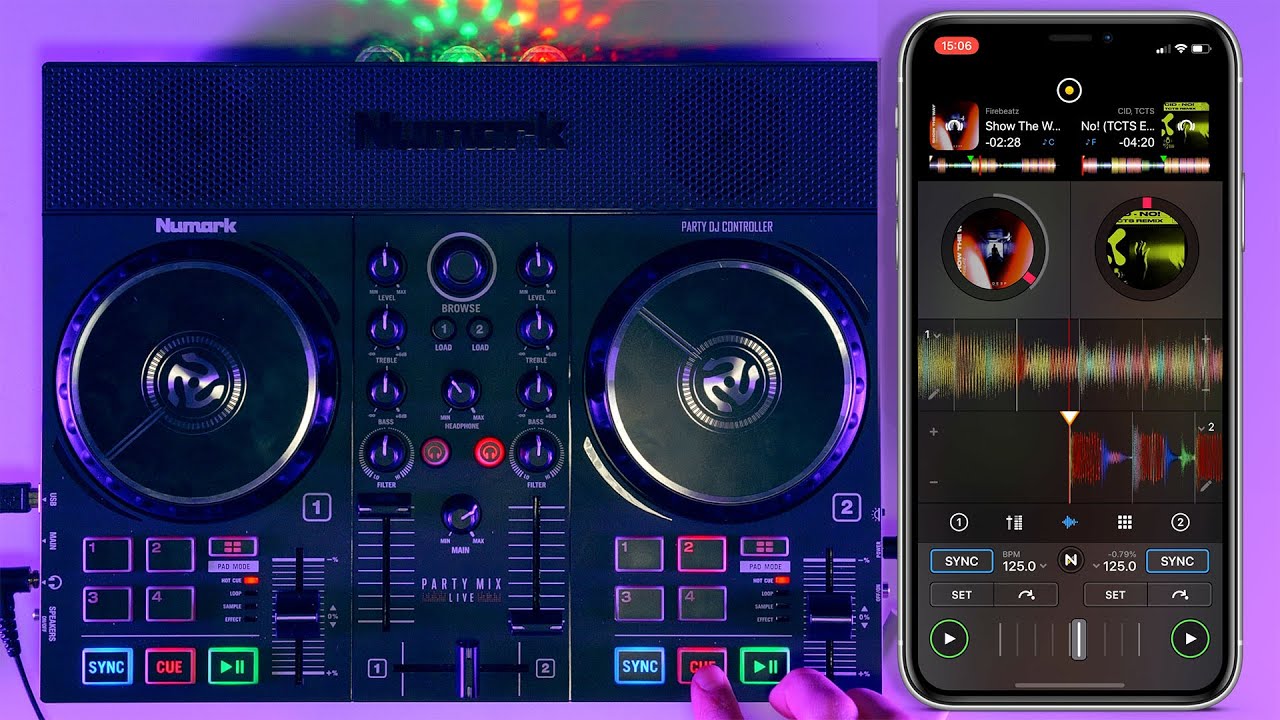 Beginner EDM Mixing on the Numark Party Mix Live - YouTube