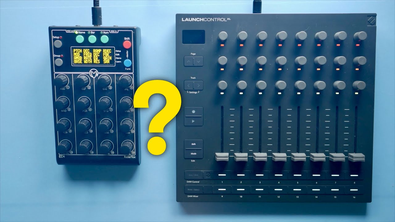 Faderfox EC4 Review // Compact MIDI control with digital labels