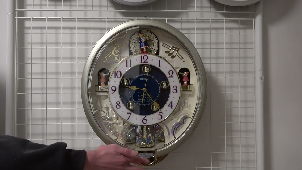 SEIKO 電波クロック ウェーブシンフォニー RE555H からくり時計 全曲