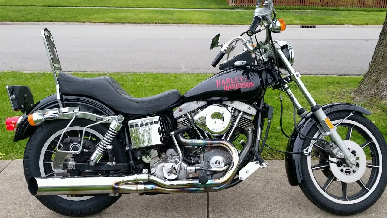 1974 AMF Harley-Davidson FXE 1200 Superglide for sale - YouTube