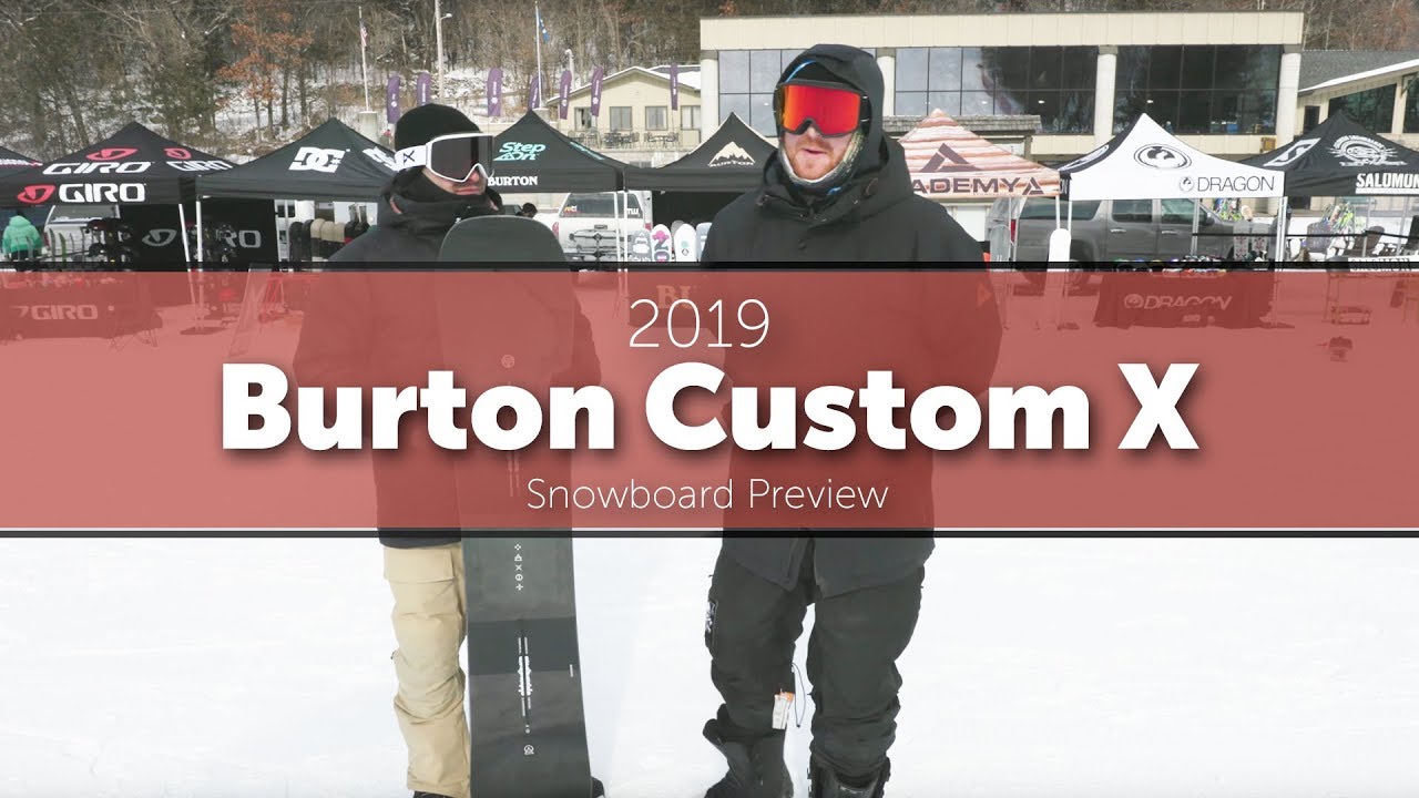 2019 Burton Custom X Snowboard - Preview - YouTube