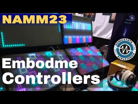 NAMM 2023 - Embodme - Erae Touch MIDI Controller - YouTube