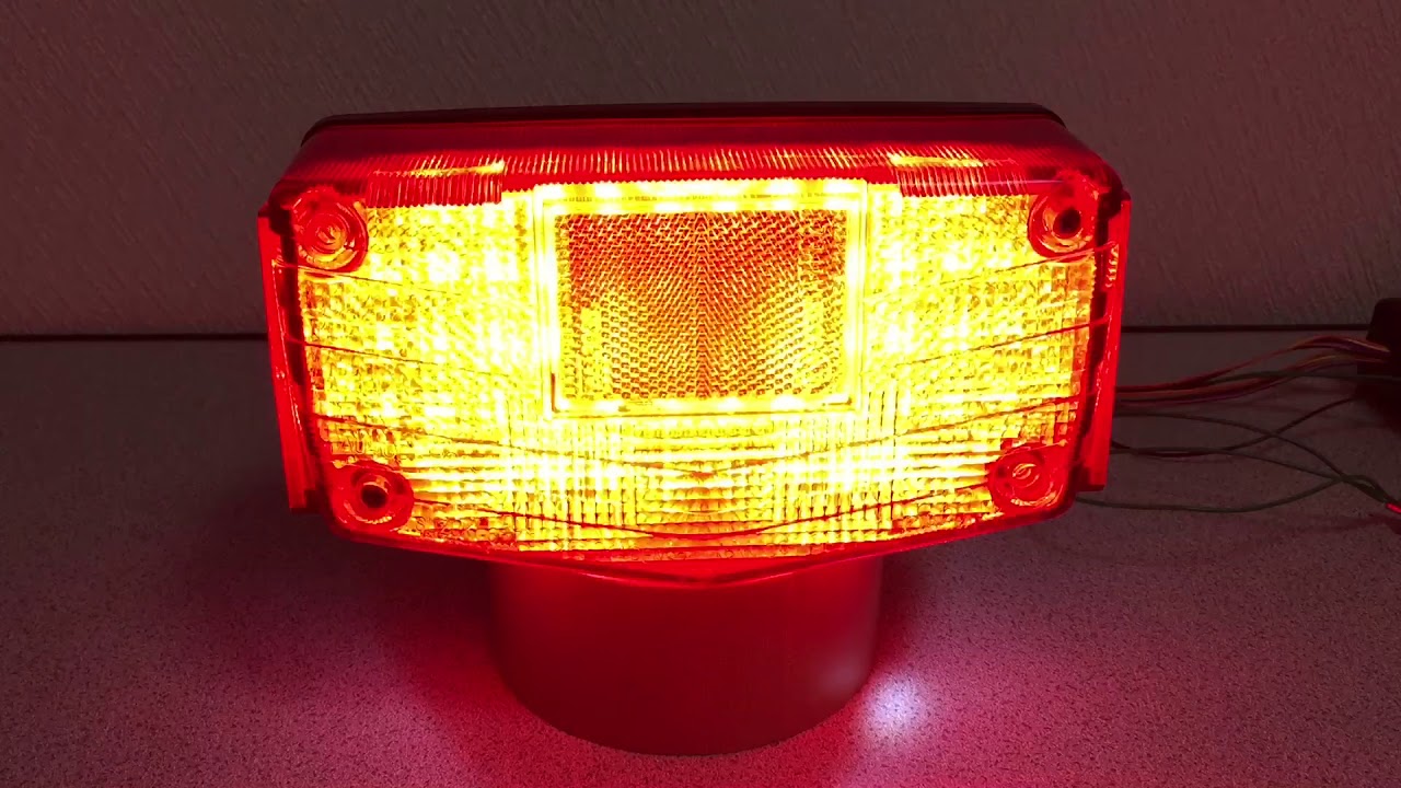 GSX 250E/400E/ザリ/ゴキ☆流れるテールランプLEDユニット☆超爆光62発