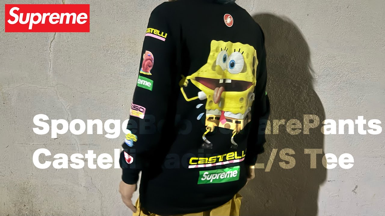 Supreme】スポンジボブ！！ロンT 【シュプリーム】 - YouTube