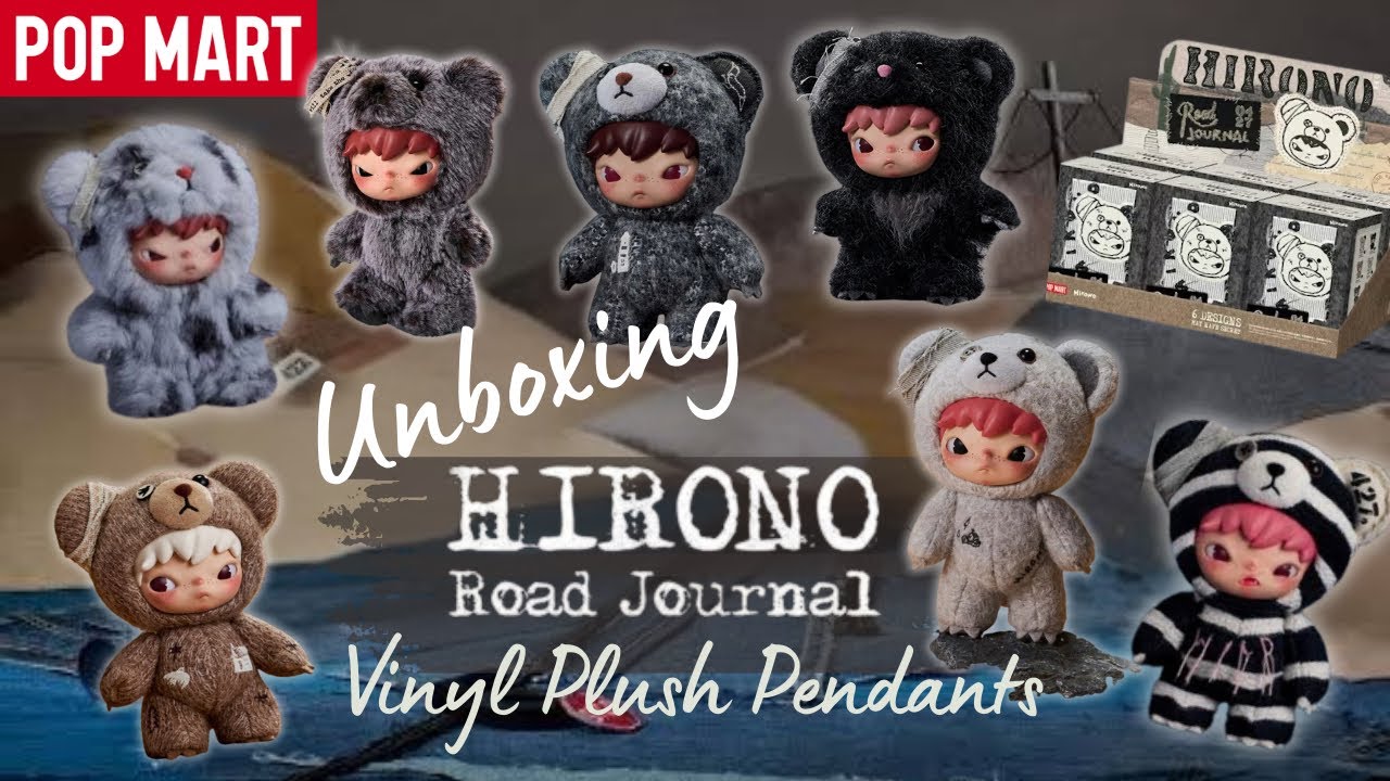 Latest Hirono Road Journal Vinyl Plush Pendants Blind Box Series