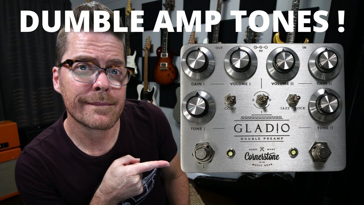 Cornerstone Gladio Double Preamp | Dumble Style Overdrive Pedal