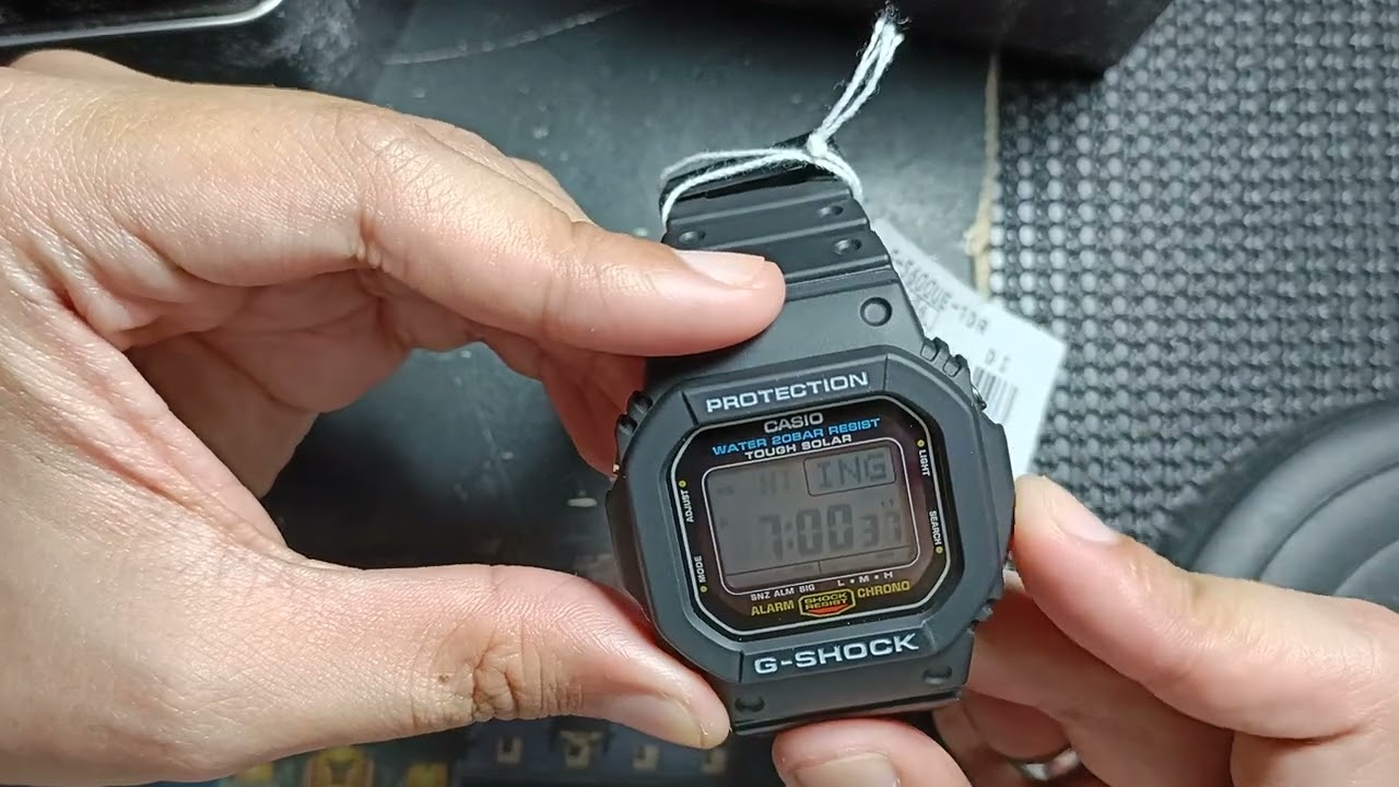 Casio G-5600UE (Updated module 3496) Review - YouTube