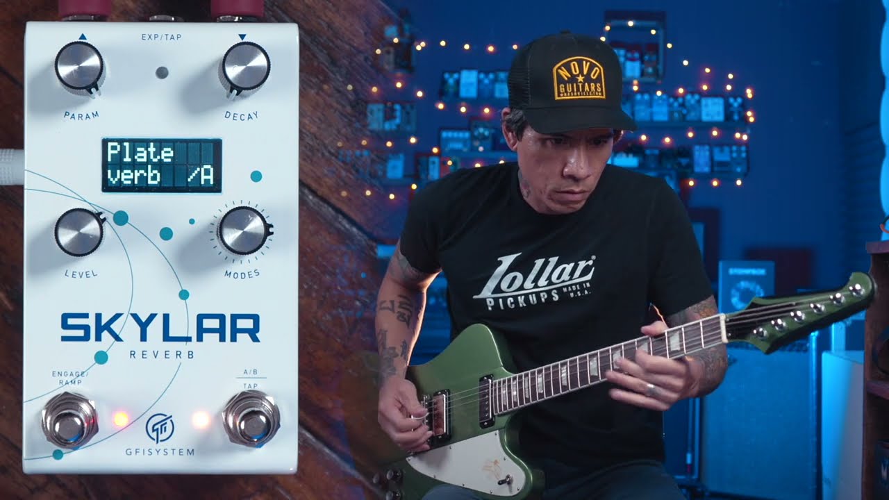 GFI System SKYLAR reverb pedal - YouTube