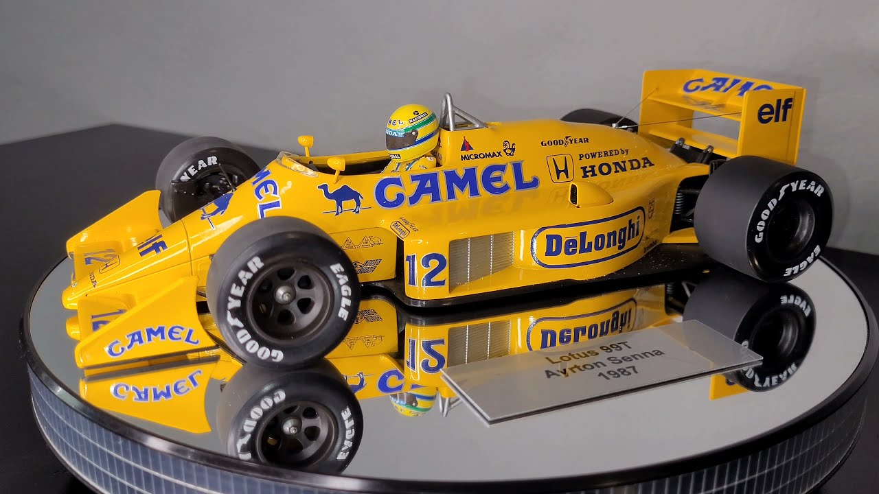 Ayrton Senna - 1987 Lotus Honda 99T (Camel livery) Diecast 1/18