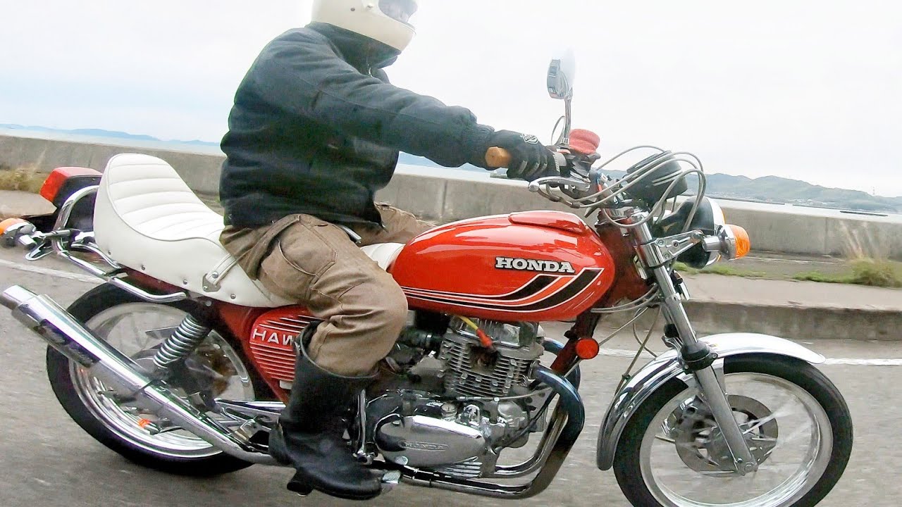 HONDA HAWKⅡ CB400T ヤカンタンク😁👍 - YouTube