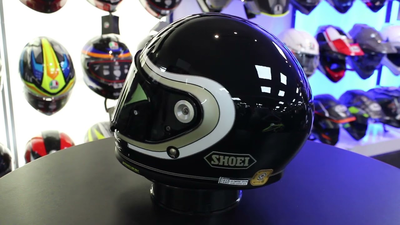 Shoei Glamster Bivouac TC9 Motorcycle Helmet (Black) - YouTube