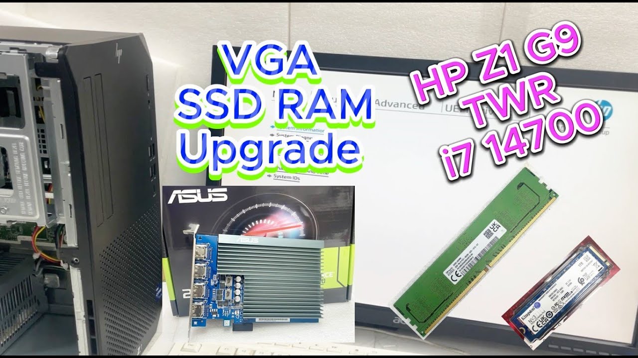 HP Z1 G9 TWR i7 14700 VGA SSD RAM Upgrade | 7F0E3AV | HP Z1 G9 TWR