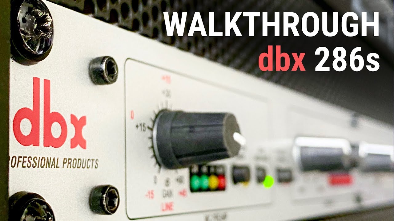Set The DBX 286s For Great Voice Overs! - YouTube