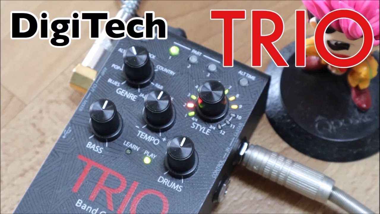 DigiTech TRIOって何が出来るの？？一人でバンド？？ドラム/ベース