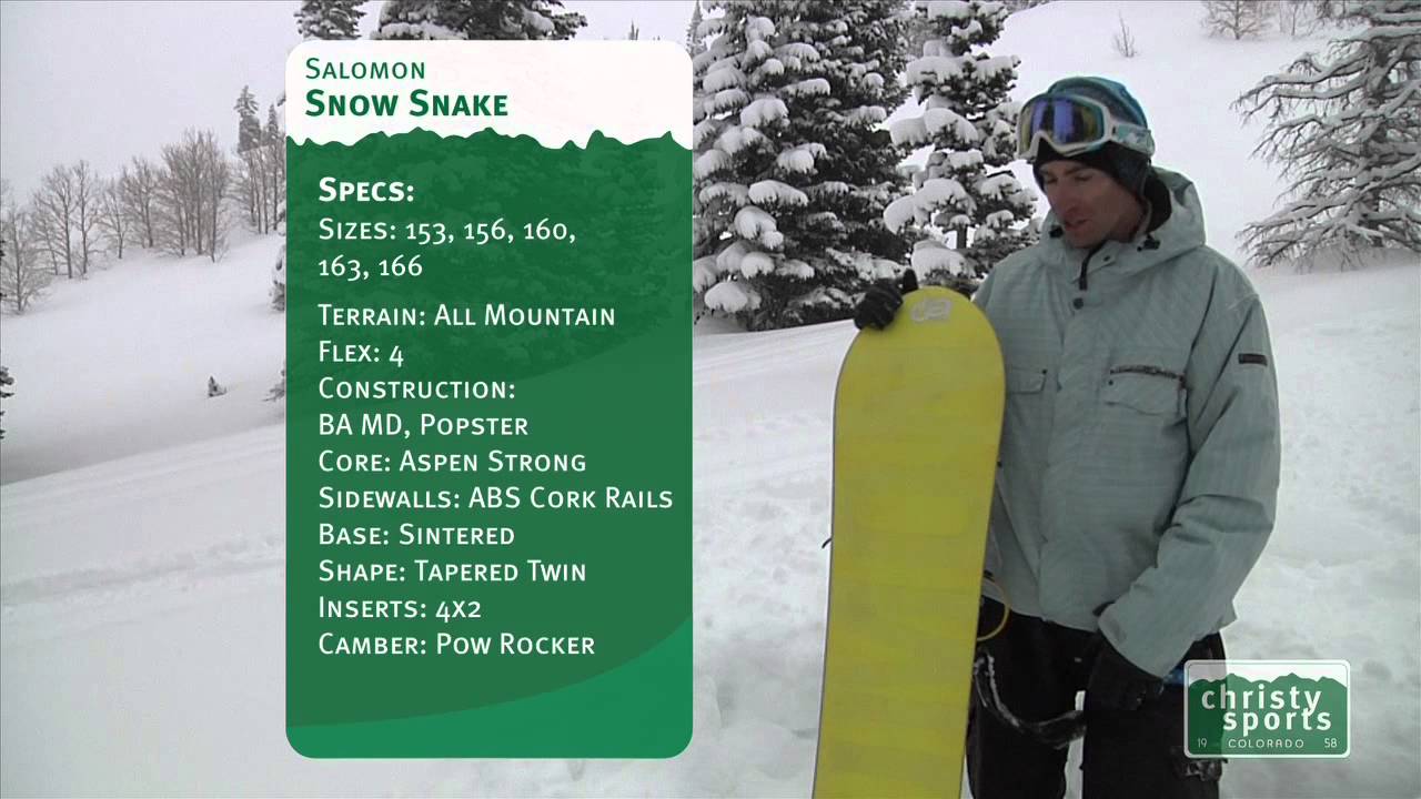 2011-2012 Salomon Powder Snake Snowboard Review | Christy Sports