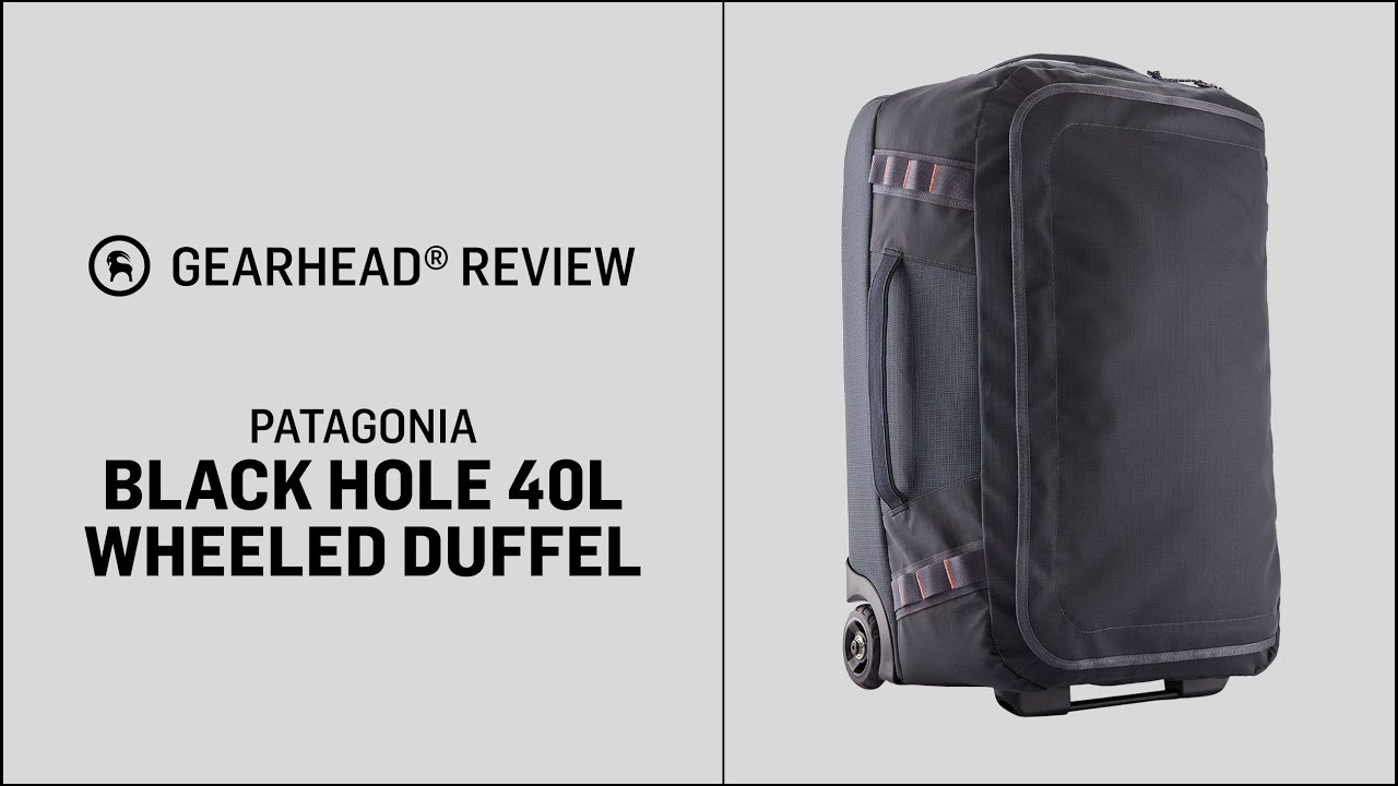 Patagonia Black Hole 40L Wheeled Duffel | GH Review - YouTube